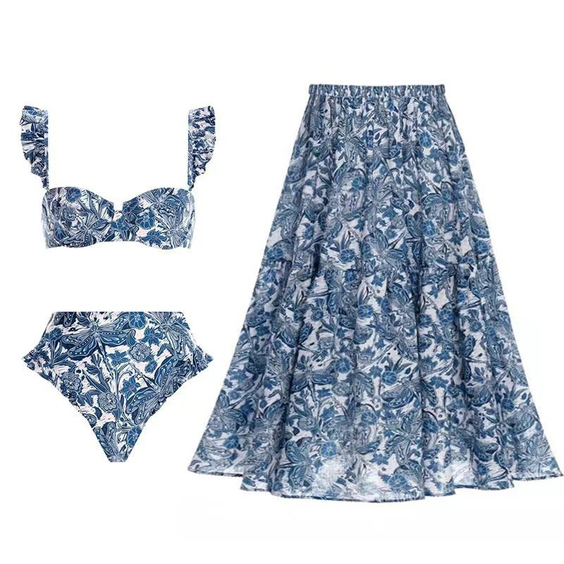 Conjunto Biquíni + Saia Elisette
