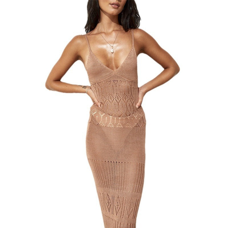 Vestido Longo em Crochê
