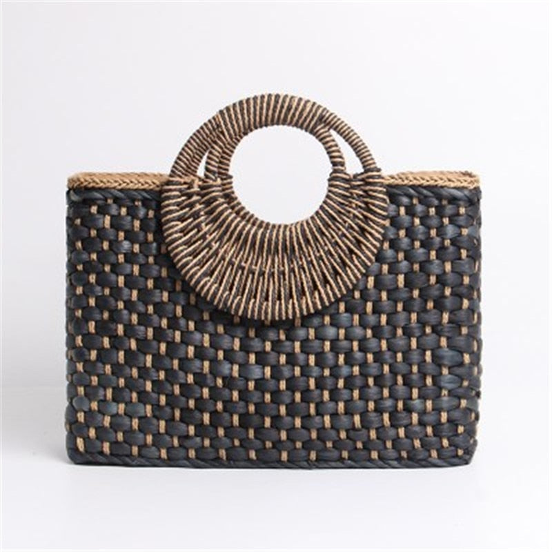 Bolso de paja chic