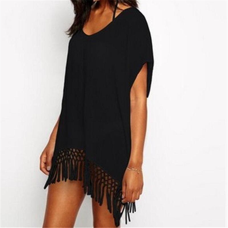 Túnica Chiffon com Franjas