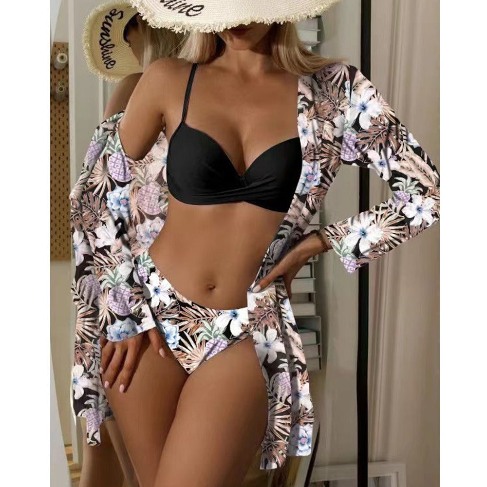 Biquíni Floral + Túnica