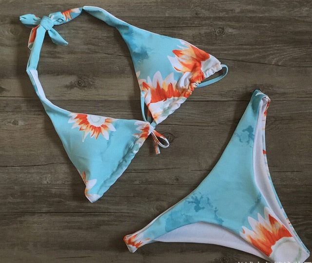 Conjunto de girasoles