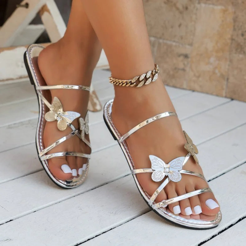 Sandalias de mariposa